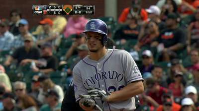 No relief for Belisle in Rockies' loss to Giants
