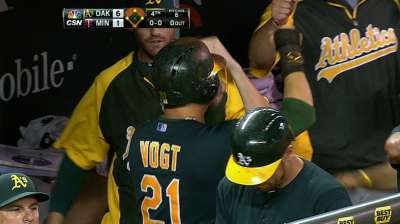 A's lead AL West by three games after routing Twins