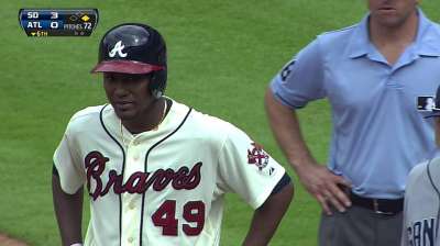 Shutout loss keeps Braves' magic number at 4