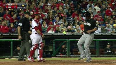 Dyson makes quick exit vs. Phillies in first career start