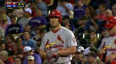 Holliday's big night lifts Cardinals into first place