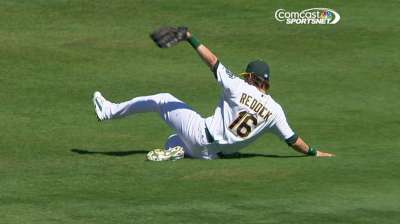 Reddick earns defensive honors for A's