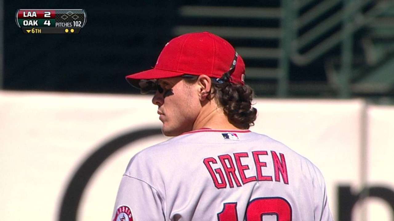 Utility role is Green's best shot at Angels roster