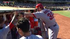 Hamilton ties it in ninth, wins it in 11th on sac fly