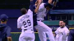 Rays walk off to top of AL Wild Card heap