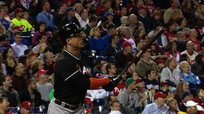 Marlins GM says Stanton not available