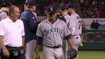Mariners' Ramirez leaves game with soreness