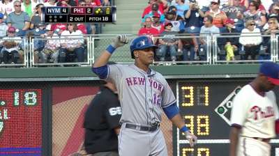 Los Mets lograron completar la barrida sobre los Filis