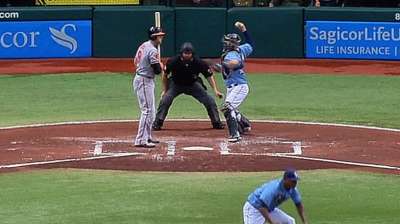Letting ball travel key for Lobaton throwing out runners