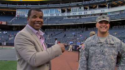 White Sox exec Williams joins Sgt. Berrios in Bronx