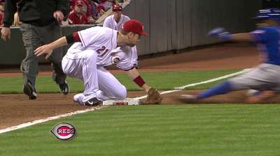 Reds trade Hanigan in three-team swap