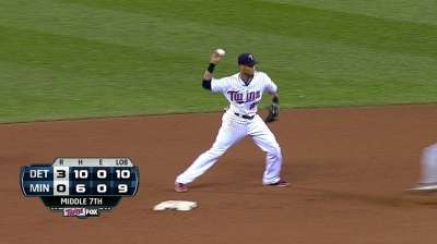 Dozier answered Twins' challenge in 2013