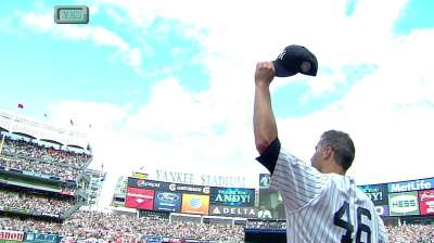 Pettitte savors moment in final Yankee Stadium start