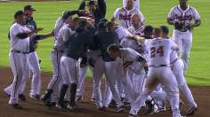 Braves walk off to maintain NL's best mark