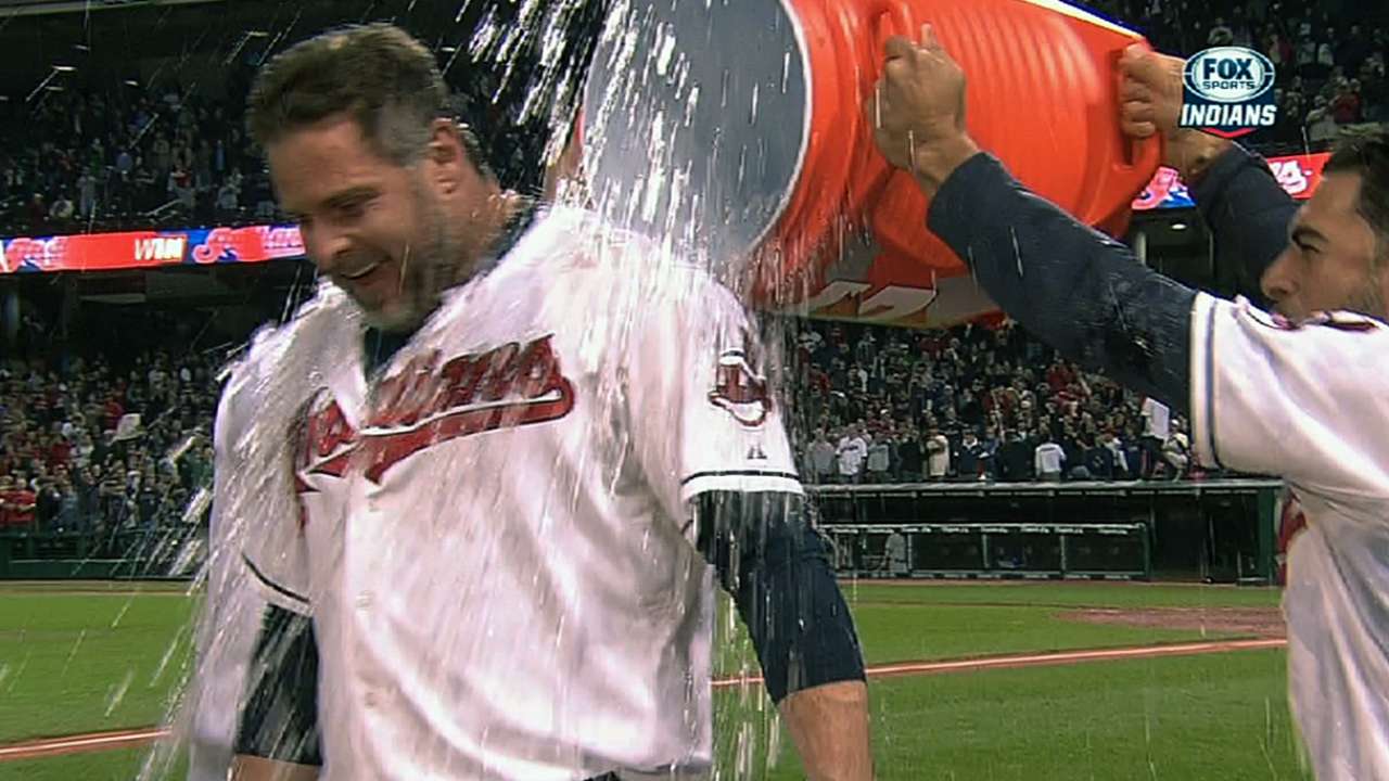 Giambi on his walk-off home run