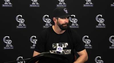 Helton will miss cage, 'where the work takes place'