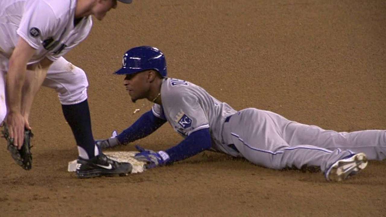 Dyson's basestealing is a big weapon for Royals