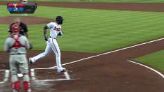 Heyward, Braves rout Phils, tie for NL's top record