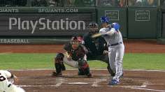 Dodgers' early lead doesn't hold up against Giants