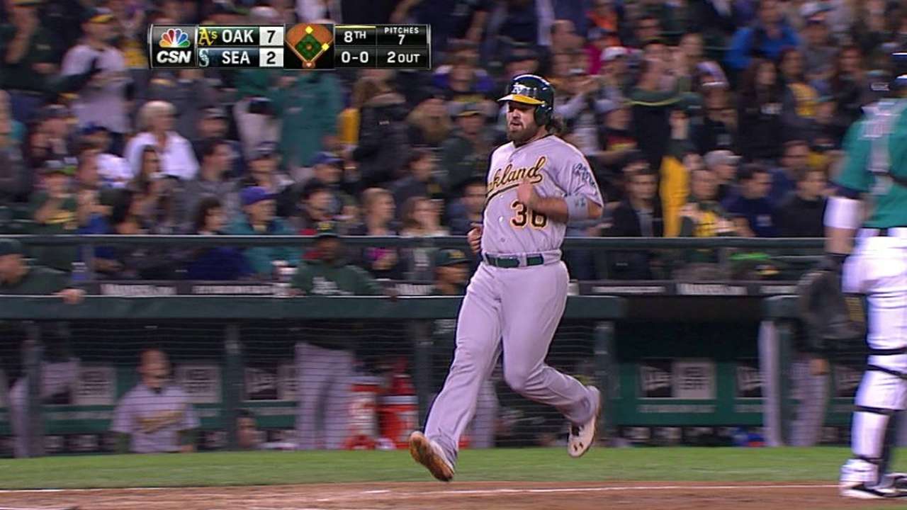 Barton exits with left hamstring strain