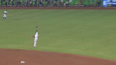 Hech of a play preserves Alvarez's no-hitter