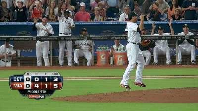 Alvarez enters history with Marlins' fifth no-no