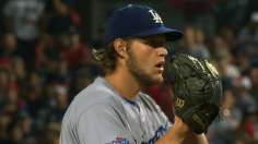 Dodgers ace Game 1 behind Kershaw's 12 K's