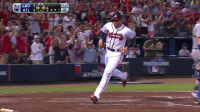 Braves regain poise in classic postseason drama