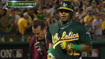 Cespedes is lone bright spot as A's bats struggle