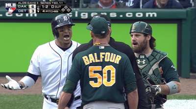 Tempers flare as V-Mart, Balfour exchange words