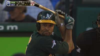 A's bring back Anderson, Crisp for 2014