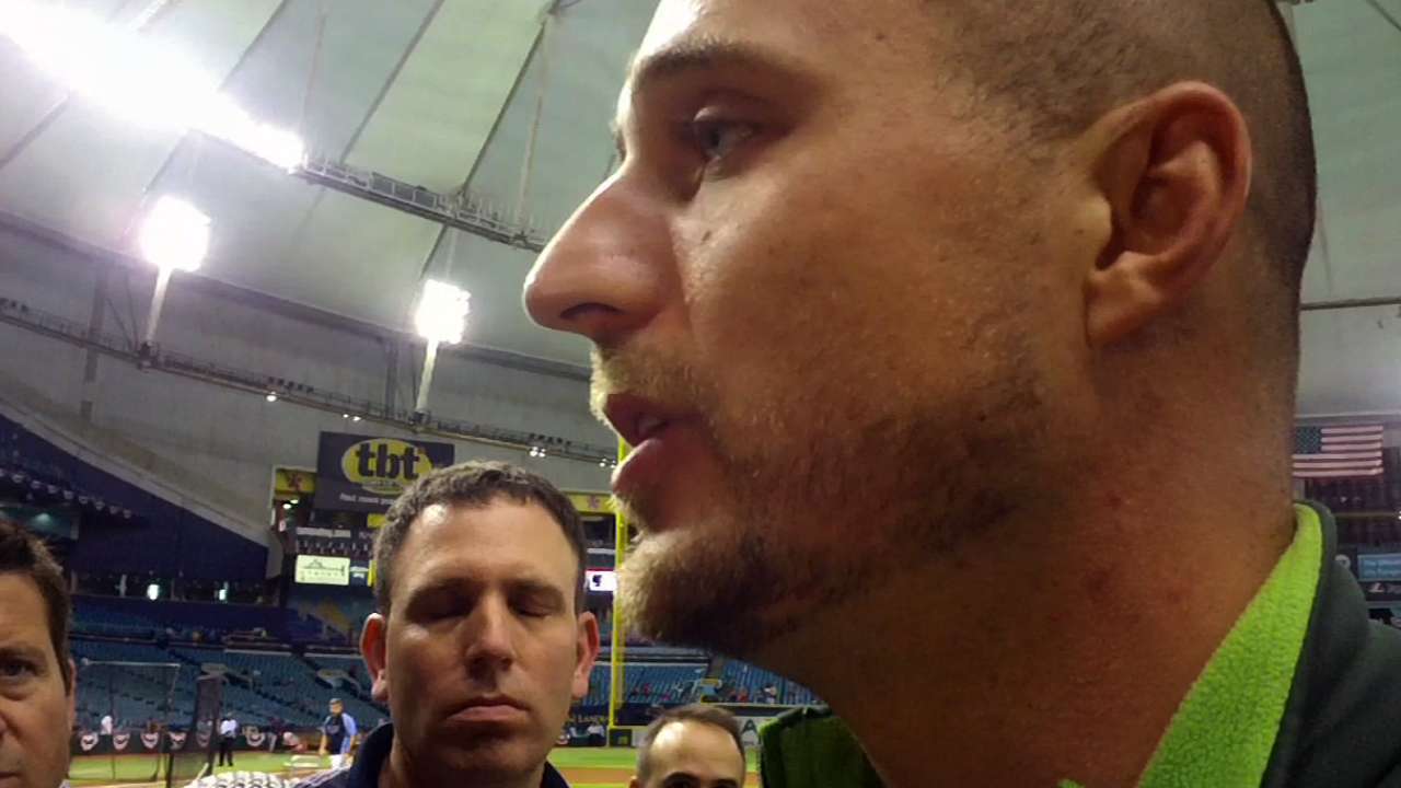 Baldelli enjoying latest chapter of his baseball life