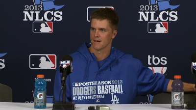 Greinke no stranger to facing Cardinals in NLCS