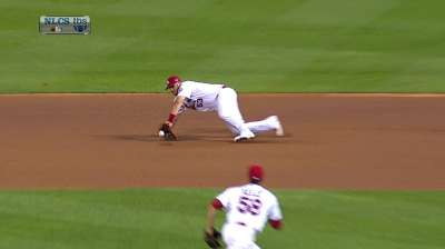 Bunt not out of question for Adams to beat shift