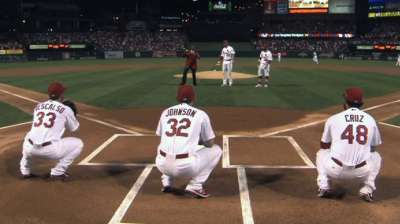 World Series finishers honored with first pitches