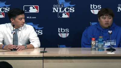 Stoic Ryu silences doubts with stellar NLCS outing