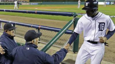 Leyland's lineup maneuvering gets offense in order