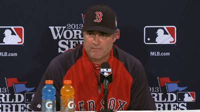 Red Sox's roster unchanged for World Series