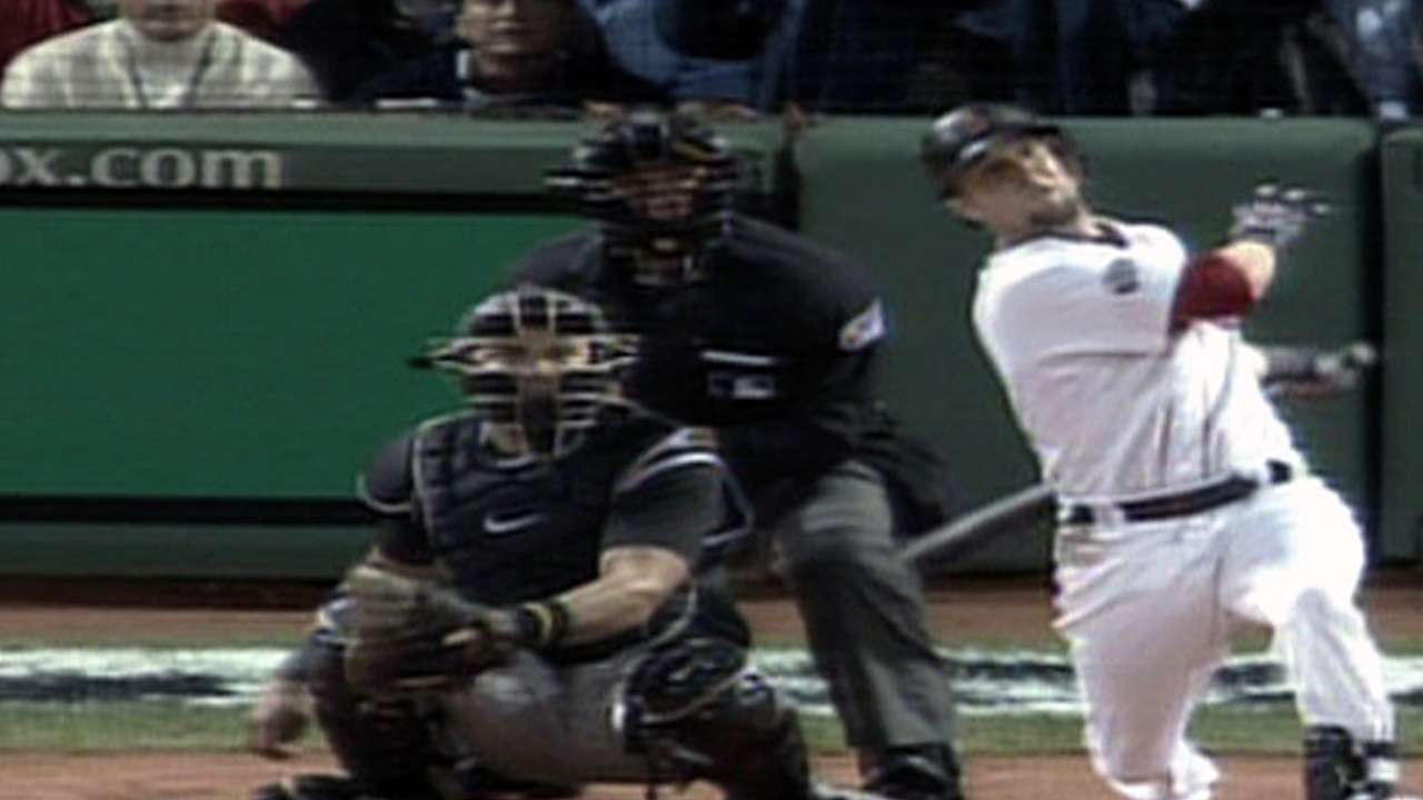 Pedroia's leadoff home run