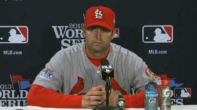 Oct. 24 Mike Matheny postgame interview