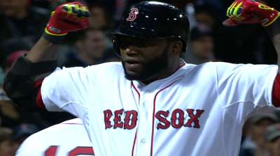 Papi doing it Boston Strong