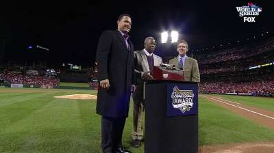Miggy, Goldschmidt honored with Aaron Award