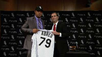 White Sox introduce slugger Abreu to Chicago