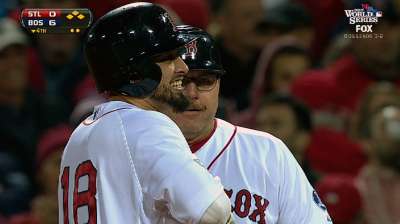Victorino's 'big moment' leads Red Sox back to top