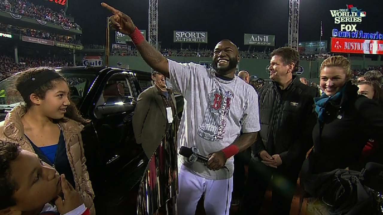 Papi named World Series MVP