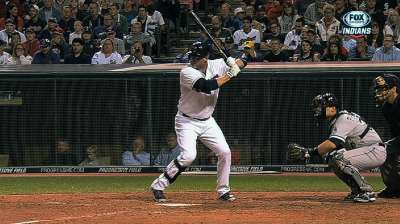 Giambi excited to stay with Indians next season