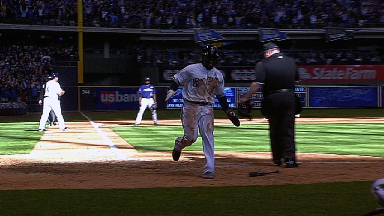 Crew takes opener in 10th on walk-off sac fly