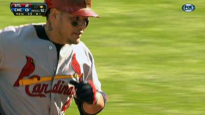 Yadier finishes third in NL MVP Award race