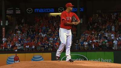 Rangers sign lefty Perez to four-year deal