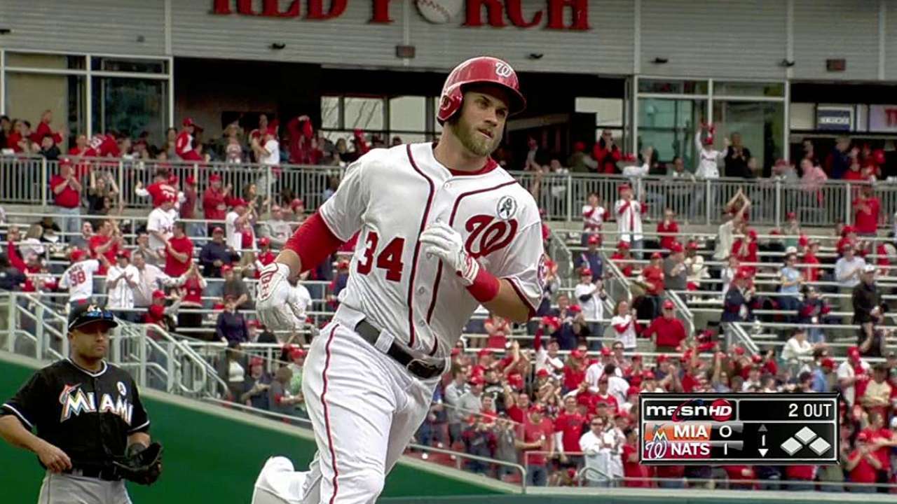 Harper, Strasburg guiaron victoria de Nacionales